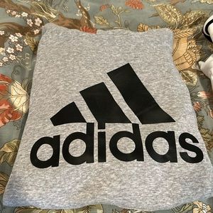 Two Adidas Hooded Sweatshirts